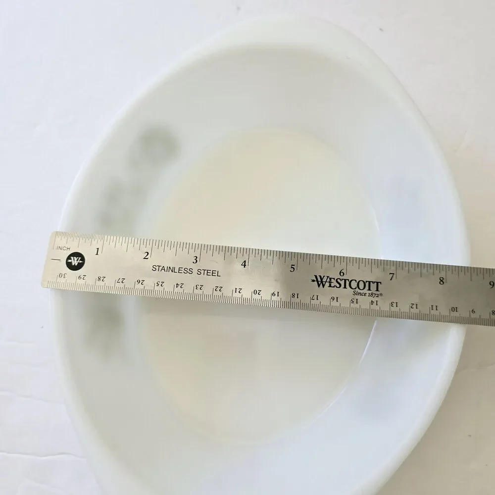 Glasbake milk glass